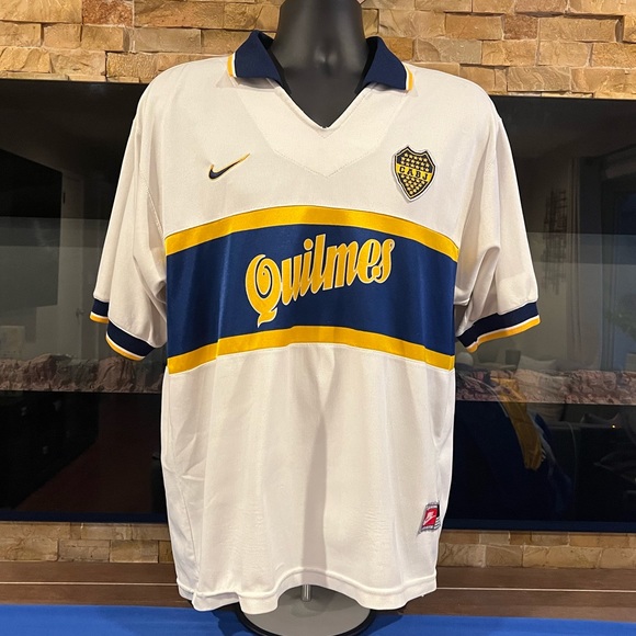 Original Nike 1997 Boca Juniors alternative Jersey players edition